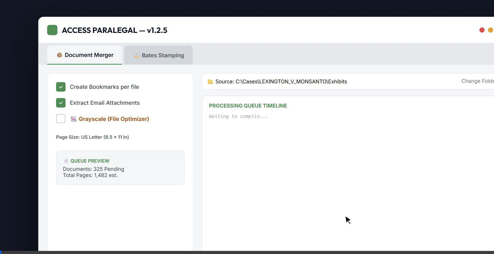 Access Paralegal Software Cinematic Action Demo